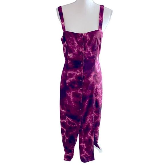 Cinq A Sept Alexa Tie Dye Midi Dress Size 6 - Picture 3 of 9